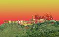 Il cielo � giallo rosso su San Martino in Pensilis