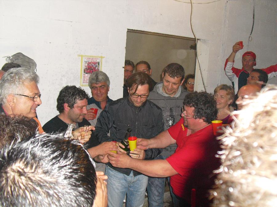 Il sindaco brinda con noi!